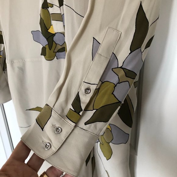 Halston asymmetrical silk dress - Picture 6 of 6